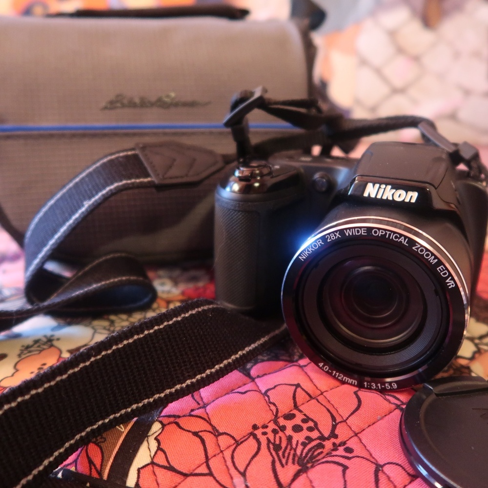 Camera Bag + Nikon Camera *Price is Negotiable